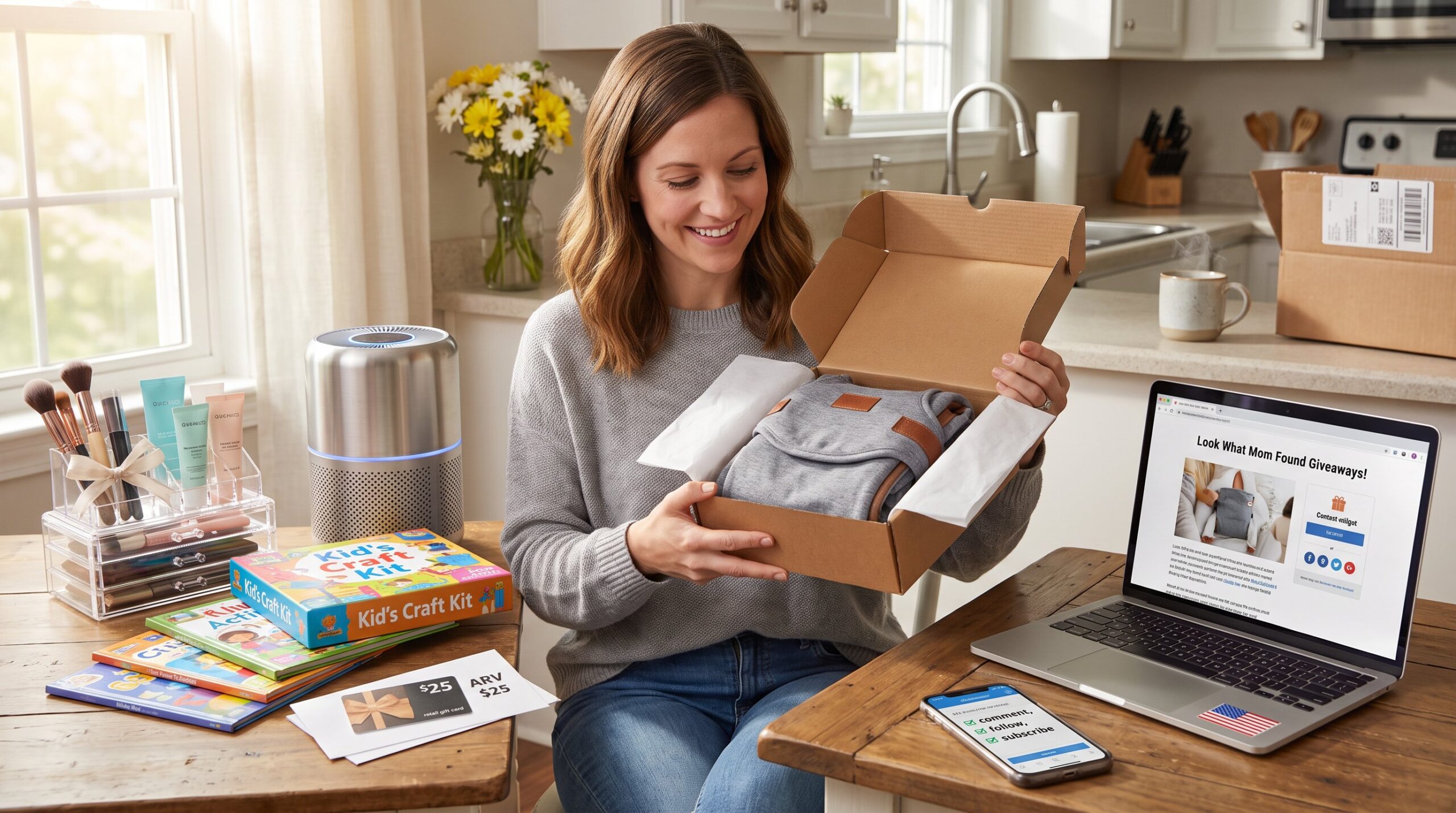 What Can You Win From Look What Mom Found Giveaways?