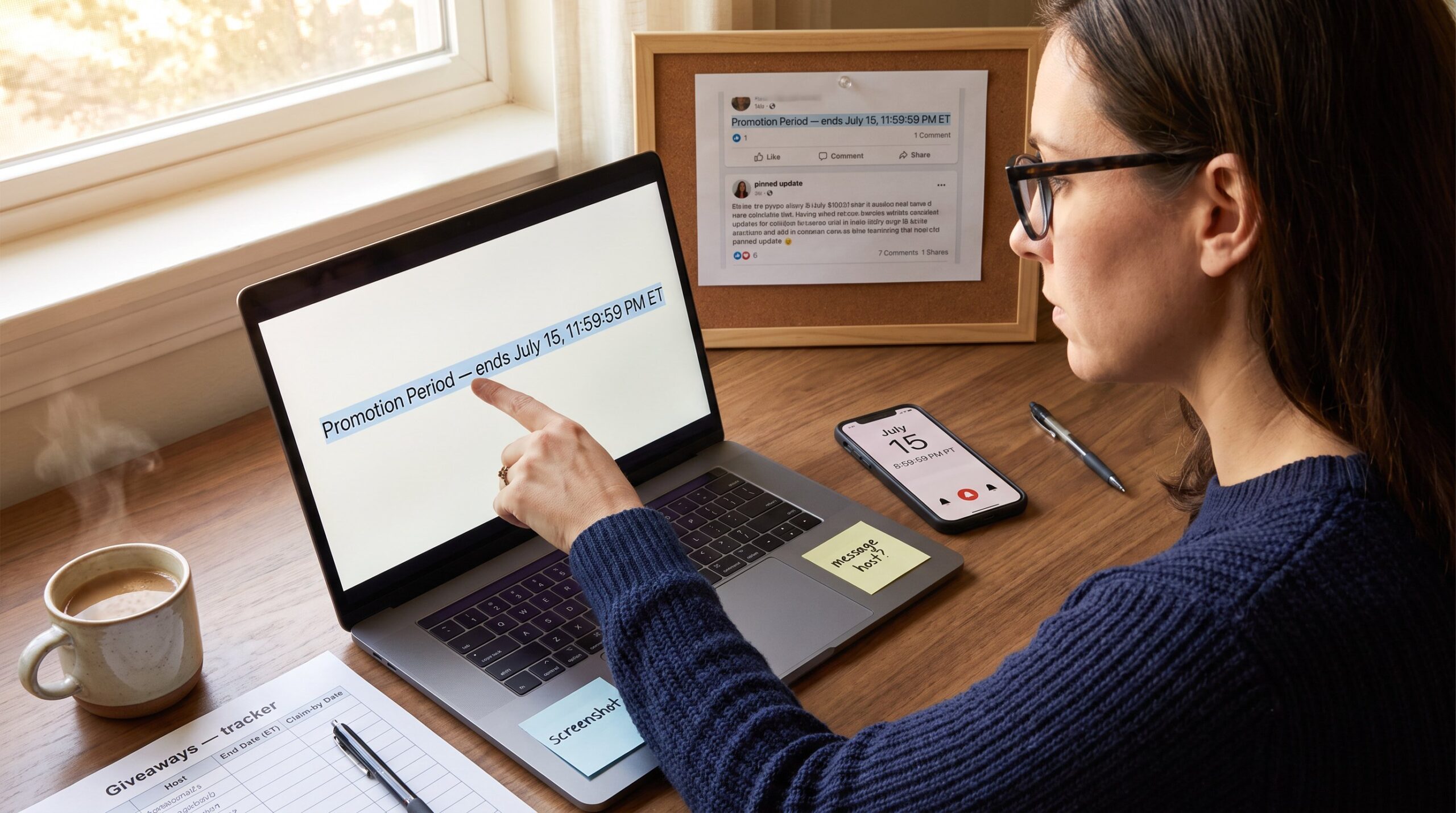 How to Check Giveaway Deadlines Before Entering